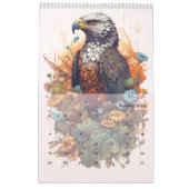 Fantasy Flowery Wild Animals waterverf Nieuwjaar Kalender (Jan 2026)
