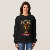 Fantasy Football 2025 Funny Champ Football Design  Trui (Voorkant volledig)