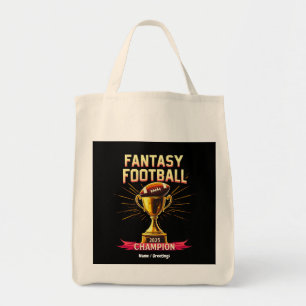 Fantasy Football 2025 Grappige Kampioen Football D Tote Bag