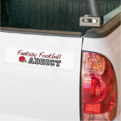 Fantasy Football Addict Bumpersticker (Op Truck)