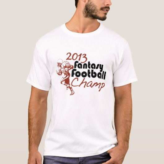 Fantasy Football Champ 2013 T-shirt (Voorkant)