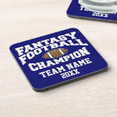Fantasy Football Champion - Aanpassen Bier Onderzetter (Linkerzijde)