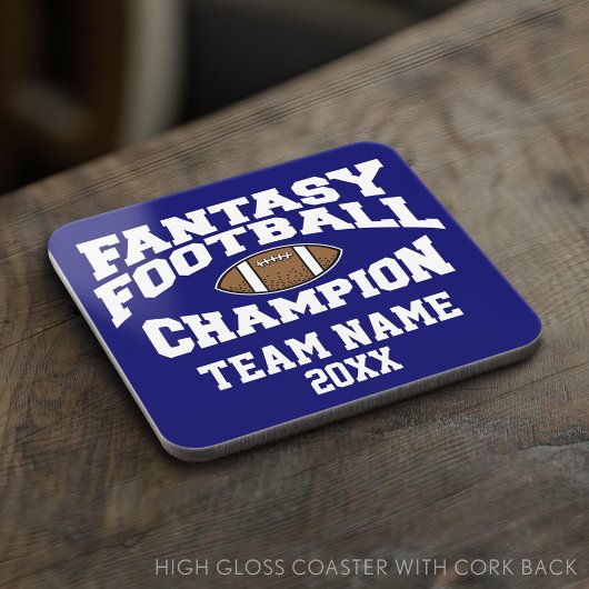 Fantasy Football Champion - Aanpassen Bier Onderzetter