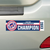 Fantasy Football Champion Banner Bumpersticker (Op auto)