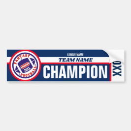 Fantasy Football Champion Banner Bumpersticker