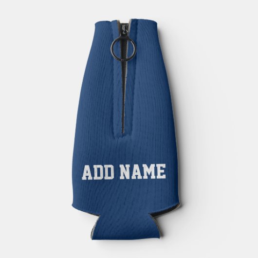 Fantasy Football Champion - Blauw en geel Flesjeskoeler (Achterkant)