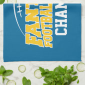 Fantasy Football Champion - Blue and Yellow Gold Theedoek (Gevouwen)