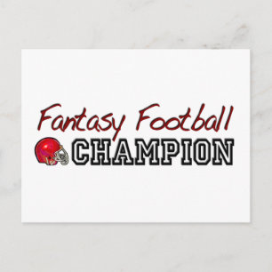 Fantasy Football Champion Briefkaart