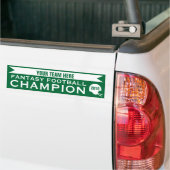 Fantasy Football Champion Bumpersticker (Op Truck)