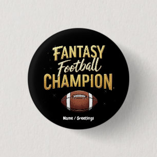 Fantasy Football Champion domineert als een prof Ronde Button 3,2 Cm