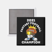 FANTASY FOOTBALL CHAMPION FANTASY LEAGU MAGNEET (Voorkant / Achterkant)
