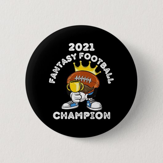 FANTASY FOOTBALL CHAMPION FANTASY LEAGU RONDE BUTTON 5,7 CM (Voorkant)