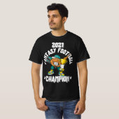 FANTASY FOOTBALL CHAMPION FANTASY LEAGU T-SHIRT (Voorkant volledig)