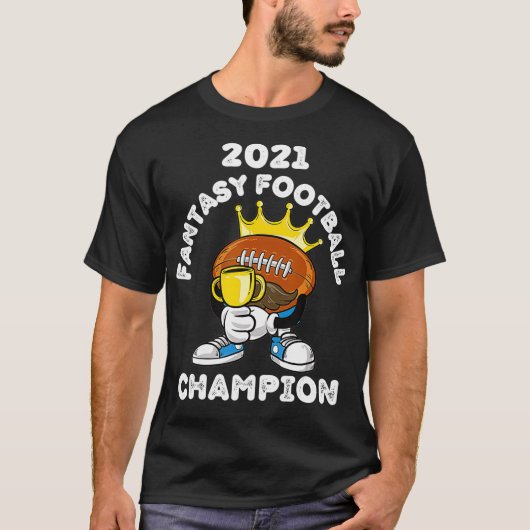 FANTASY FOOTBALL CHAMPION FANTASY LEAGU T-SHIRT (Voorkant)