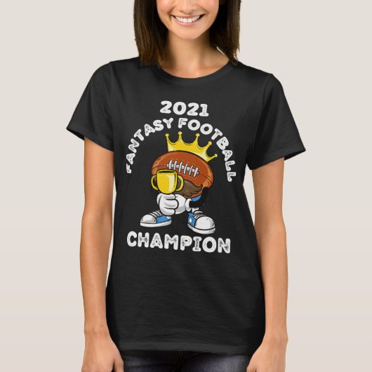 FANTASY FOOTBALL CHAMPION FANTASY LEAGU T-SHIRT (Voorkant)