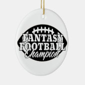 Fantasy Football Champion Keramisch Ornament (Rechts)