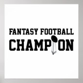 Fantasy Football Champion Poster (Voorkant)