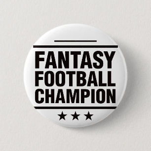 Fantasy Football Champion! Ronde Button 5,7 Cm