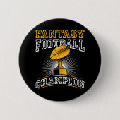 Fantasy Football Champion Ronde Button 5,7 Cm (Voorkant)