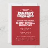 Fantasy Football Champion - Rood en wit Kaart (Voorkant)