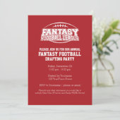 Fantasy Football Champion - Rood en wit Kaart (Staand voorkant)