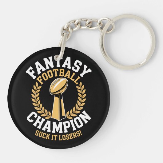 Fantasy Football Champion Sleutelhanger (Achterkant)
