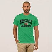 Fantasy Football Champion T-shirt (Voorkant volledig)