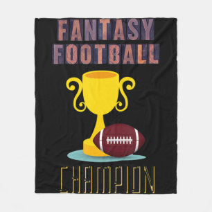 Fantasy Football Champion Trophy Winner Fleece Deken