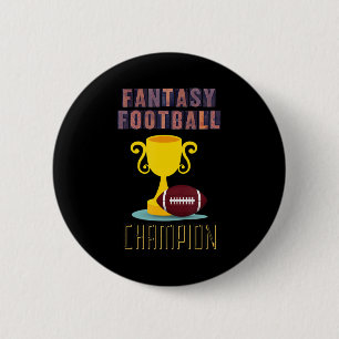 Fantasy Football Champion Trophy Winner Ronde Button 5,7 Cm