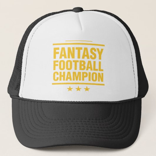 Fantasy Football Champion! Trucker Pet (Voorkant)