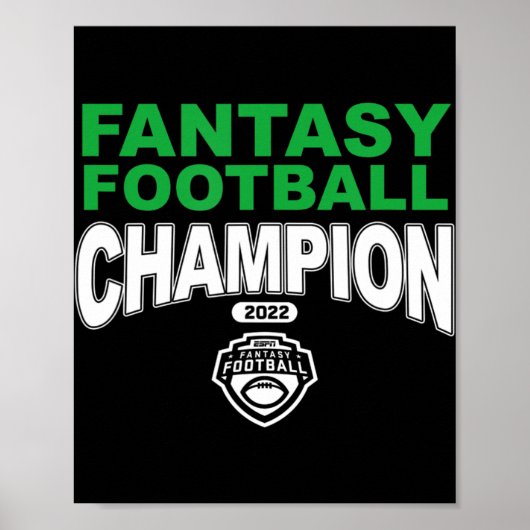 Fantasy Football Champion Twenty TwentyTwo Poster (Voorkant)