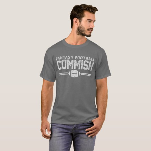 Fantasy Football Commish T-shirt (Voorkant volledig)