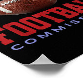 Fantasy Football Commissaris, Draft Day Party Com Poster (Hoek)