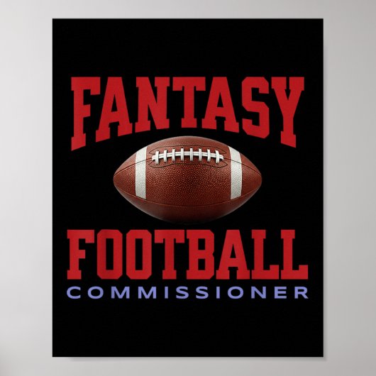 Fantasy Football Commissaris, Draft Day Party Com Poster (Voorkant)