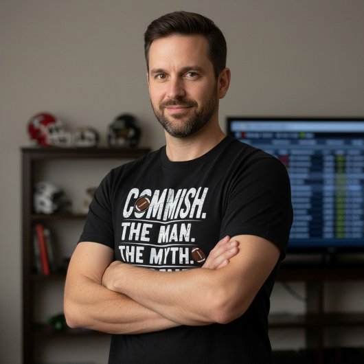 Fantasy Football Commissaris T-shirt
