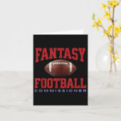 Fantasy Football Commissioner, Draft Day Party Com Kaart (Gele Bloem)