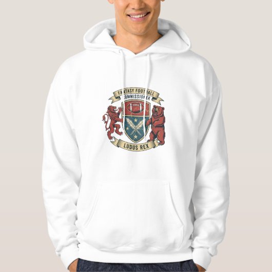 Fantasy Football Commissioner | Funny League Champ Hoodie (Voorkant)