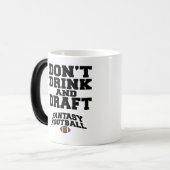 Fantasy Football Dont Drink en Draft Magische Mok (Voorkant links)