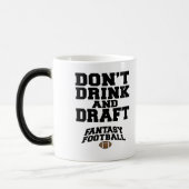 Fantasy Football Dont Drink en Draft Magische Mok (Links)