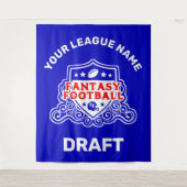 Fantasy Football Draft Emblem Tapestry Wandkleed (Voorkant)