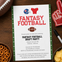 Fantasy Football Draft Feest
