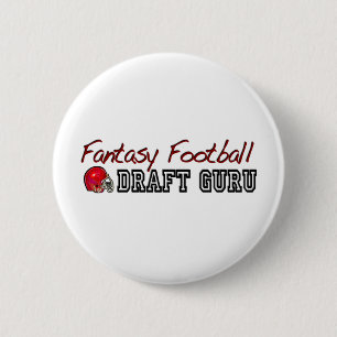 Fantasy Football Draft Guru Ronde Button 5,7 Cm