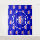 Fantasy Football Draft Party Tapestry Wandkleed (Voorkant)