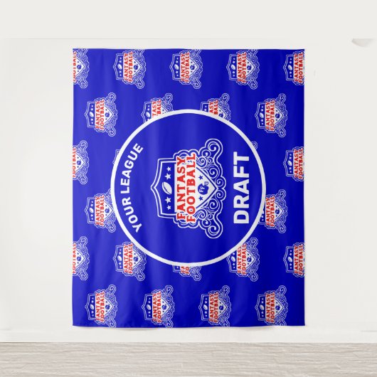 Fantasy Football Draft Party Tapestry Wandkleed (Voorkant)