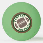 Fantasy Football Draft Pick Lottery Balls Pingpongbal (Voorkant)