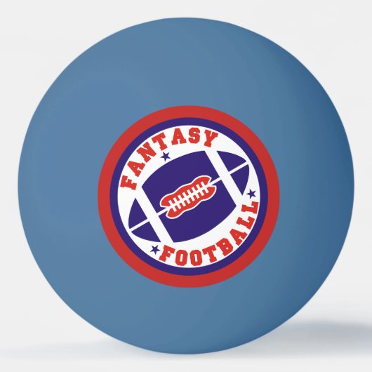 Fantasy Football Draft Pick Lottery Balls Pingpongbal (Voorkant)