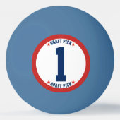 Fantasy Football Draft Pick Lottery Balls Pingpongbal (Achterkant)