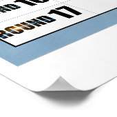 Fantasy Football Draft Poster - Snake Draft (Hoek)