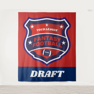 Fantasy Football Draft Shield Wandkleed