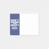 Fantasy Football Drink en concepttest niet - Navy  Post-it® Notes (Voorkant)